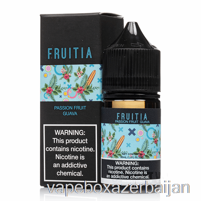 E-Juice Vape Passion Fruit Guava - Fruitia Salts - 30mL 35mg